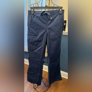New Wonder Flex Wink Women Scrub Bottoms Navy Blue XS Extra Small Ladies Pants